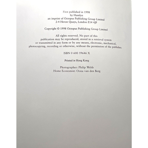 CRANBERRY COOKBOOK By Philip Webb - Hardcover Excellent Condition Vintage 1998 - Picture 3 of 5